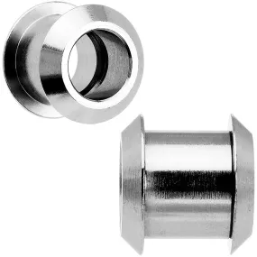 00 Gauge Stainless Steel Screw Fit Tunnel Pair