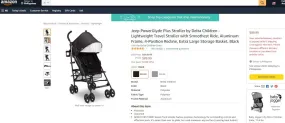 20422015 JEEP POWERGLYDE STROLLER BY DELTA CHILDREN