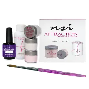 Acrylic SAMPLER KIT with Pink Brush #10