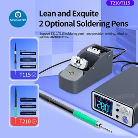 Aixun T3B Intelligent Soldering Station With T210/115 Handle Welding Tips