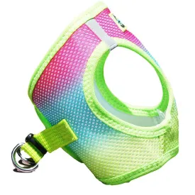 American River Ombre Dog Harness Rainbow