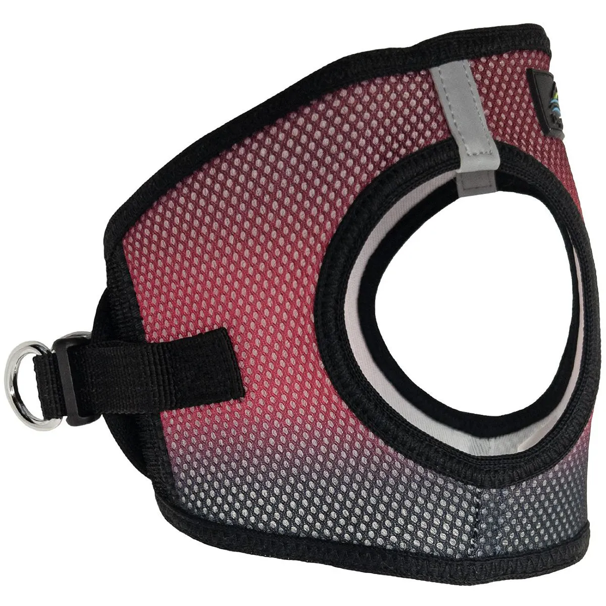 American River Ombre Dog Harness Sunset Pink