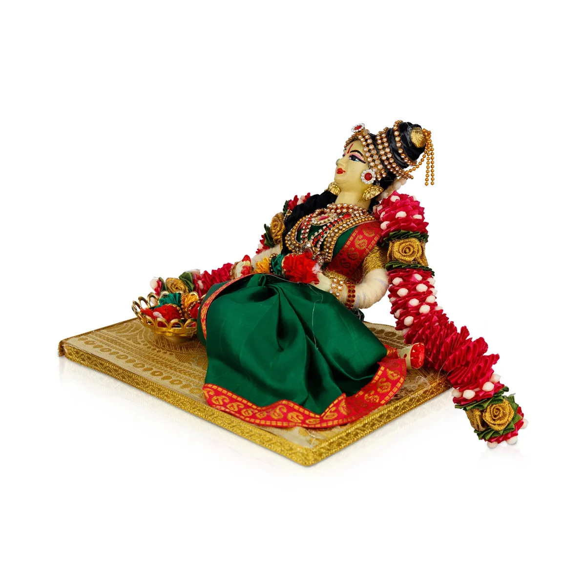 Andal Plastic Golu Bommai - 6 x 8 Inches | Giri Golu Doll/ Navaratri Golu Bomma/Gombe/Bommai