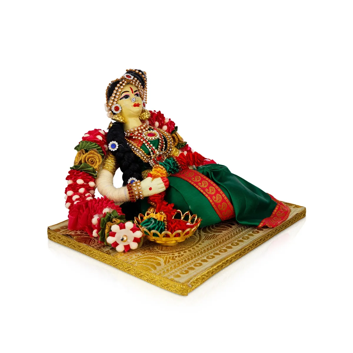 Andal Plastic Golu Bommai - 6 x 8 Inches | Giri Golu Doll/ Navaratri Golu Bomma/Gombe/Bommai