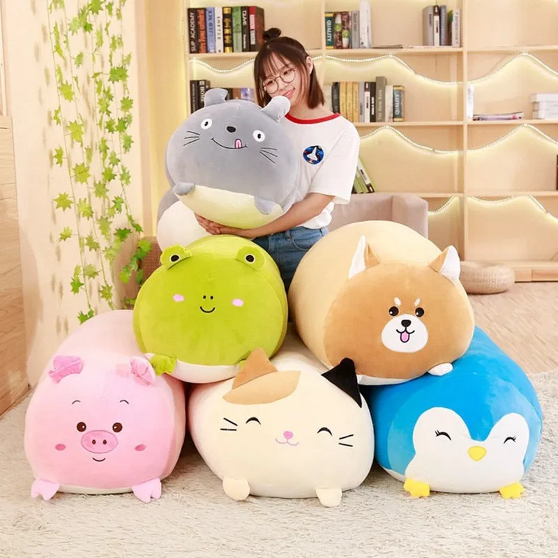 Animal Plush Cushion Pillow