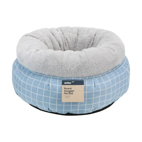 Anko Round Cat Snuggler Pet Bed