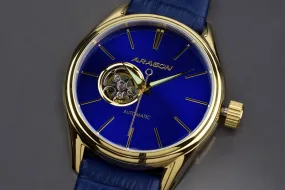 ARAGON Caprice IP Gold 49mm A104BLU