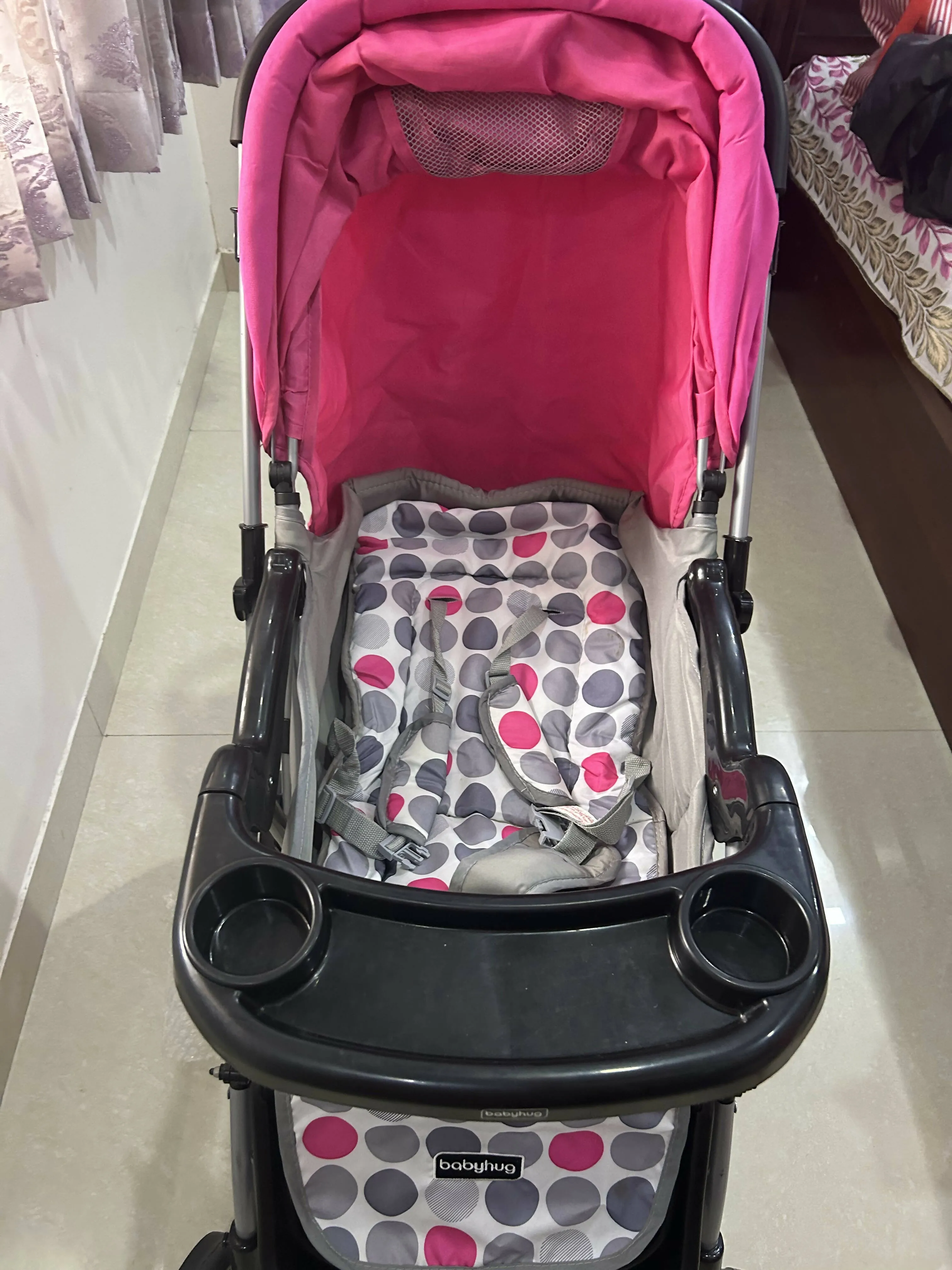 BABYHUG 2 in 1 Rock N Roll Stroller Cum Rocker