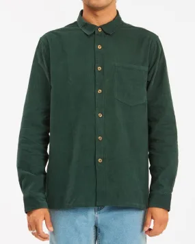 Billabong x Wrangler Bowie Cord Long Sleeve Button Up