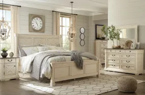 Bolanburg King Bed with Dresser, Mirror & 2 Nightstands