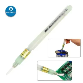 BON-102 Flux Paste Pen with Flat Brush Tip for PCB Welding Repair