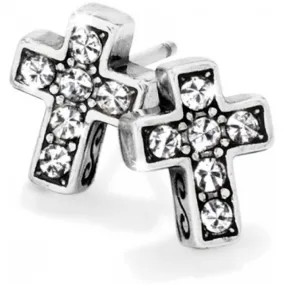 Brighton Starry Night Mini Cross Earrings