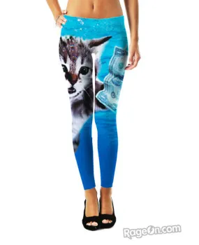 Cat Cobain Leggings *Ready to Ship*