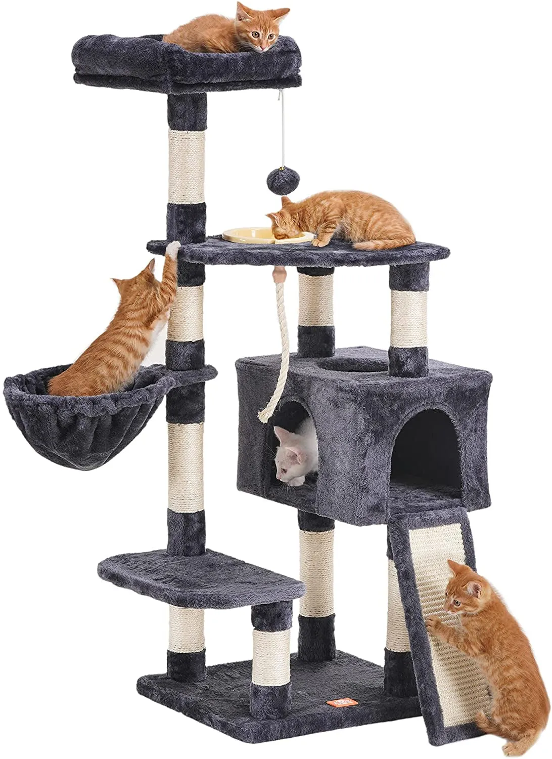 Cat Tree, Cat Tower for Indoor Cats with Scratching Board,