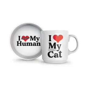 CERAMIC MUG   CAT BOWL SET