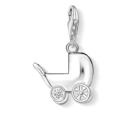 CHARM CLUB STERLING SILVER STROLLER CHARM