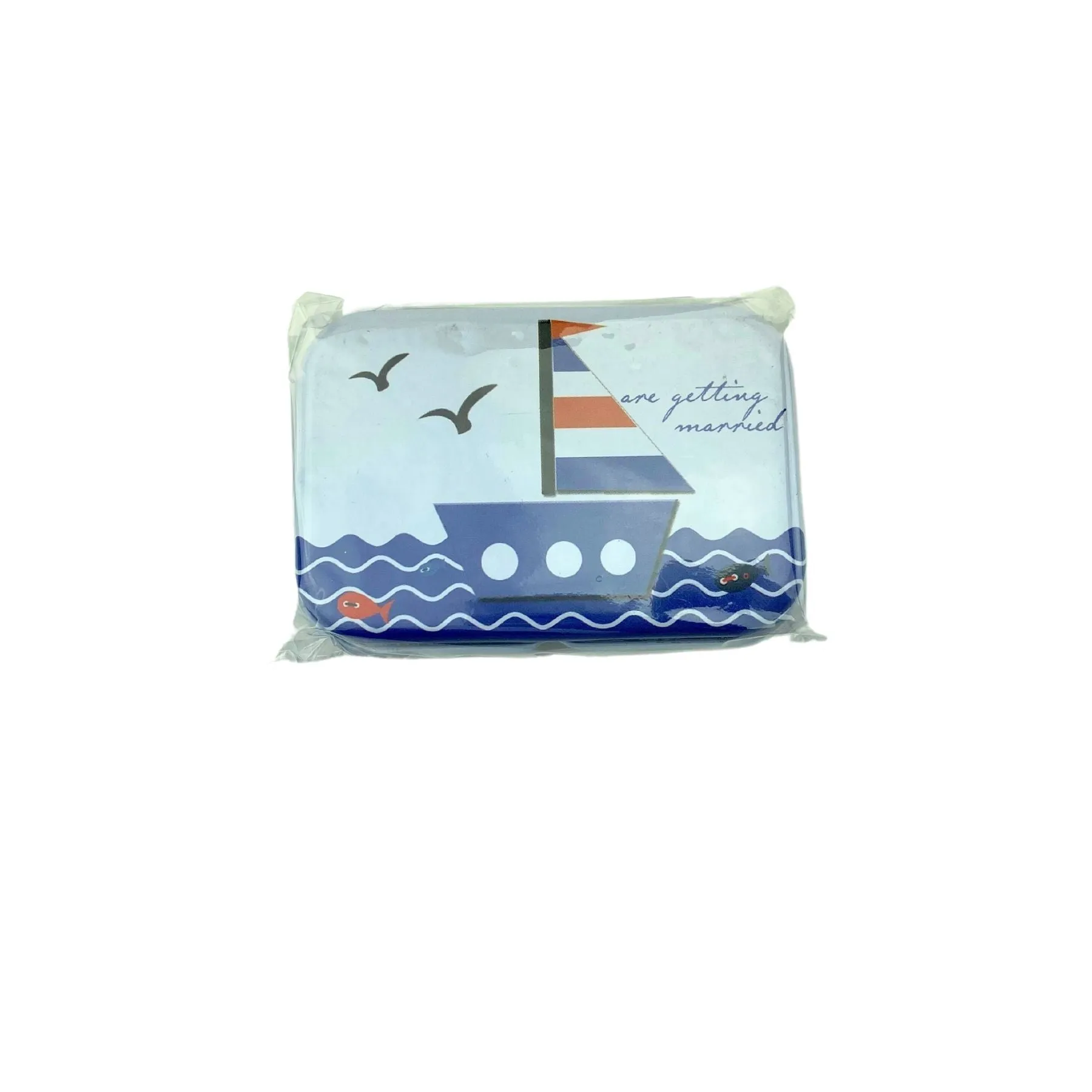 Collectable Rectangular Nautical Tin Boxes