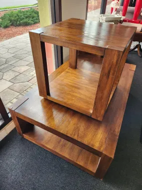 Crate & Barrel End Table's