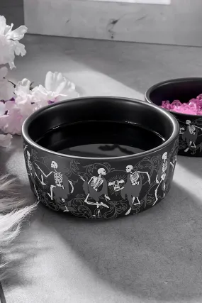 Danse Macabre Medium Pet Bowl