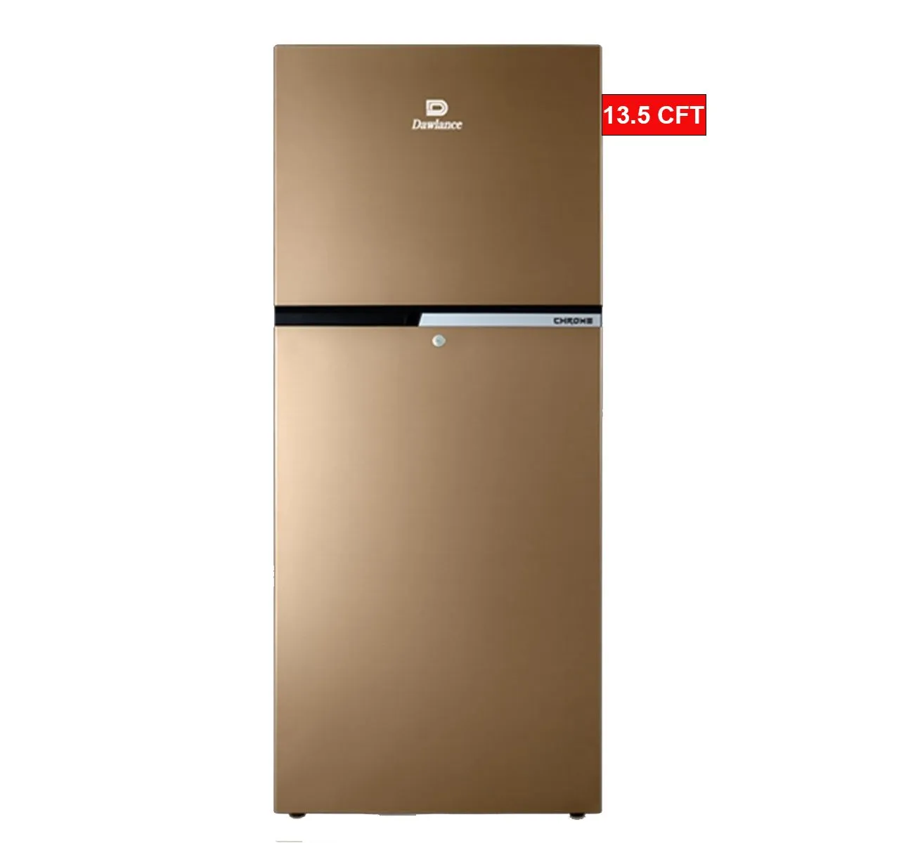 Dawlance 9178 WB Chrome FH Freezer-On-Top Refrigerator - 13.5 CFT