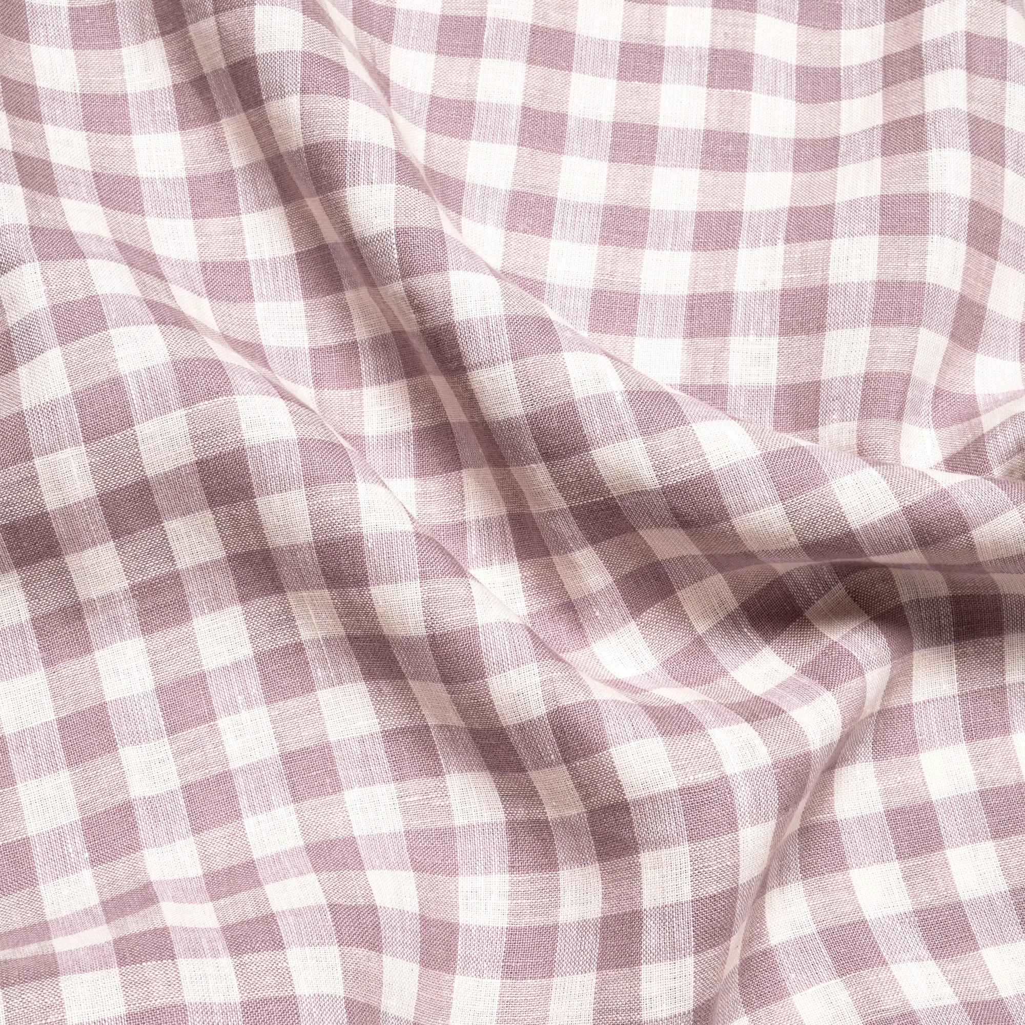 Elderberry Gingham Linen Night Dress