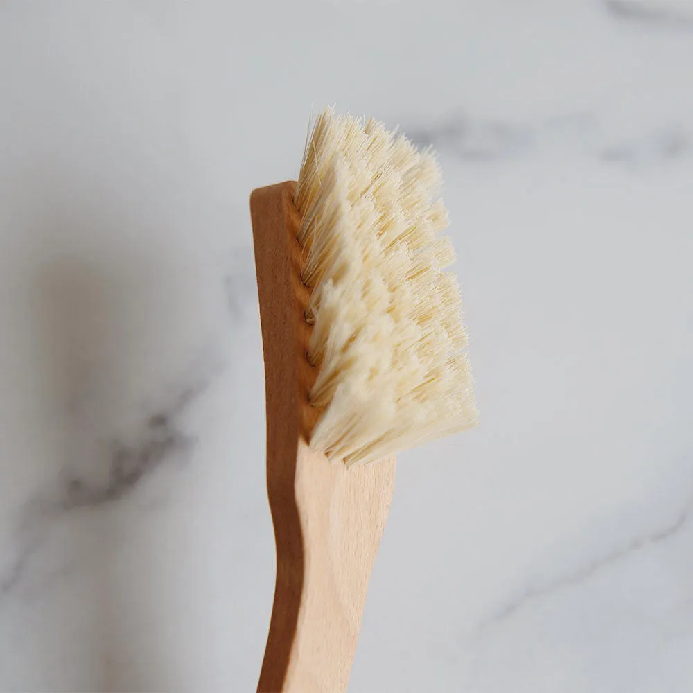 Essential Everyday Curved Wooden Dish Brush