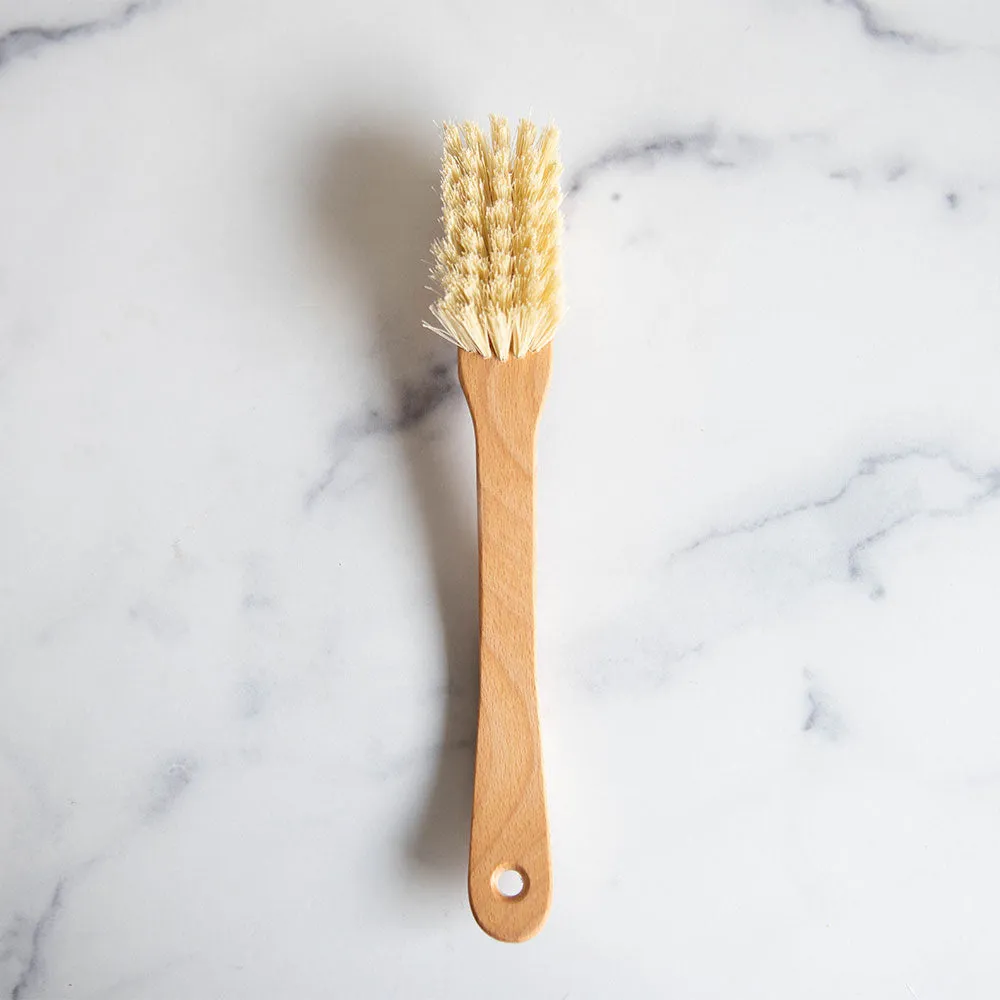 Essential Everyday Curved Wooden Dish Brush