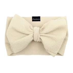 Frenchiestore Pet Head Bow | Ivory