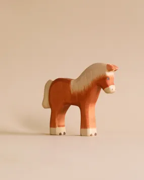 Handmade Holzwald Light Brown Horse