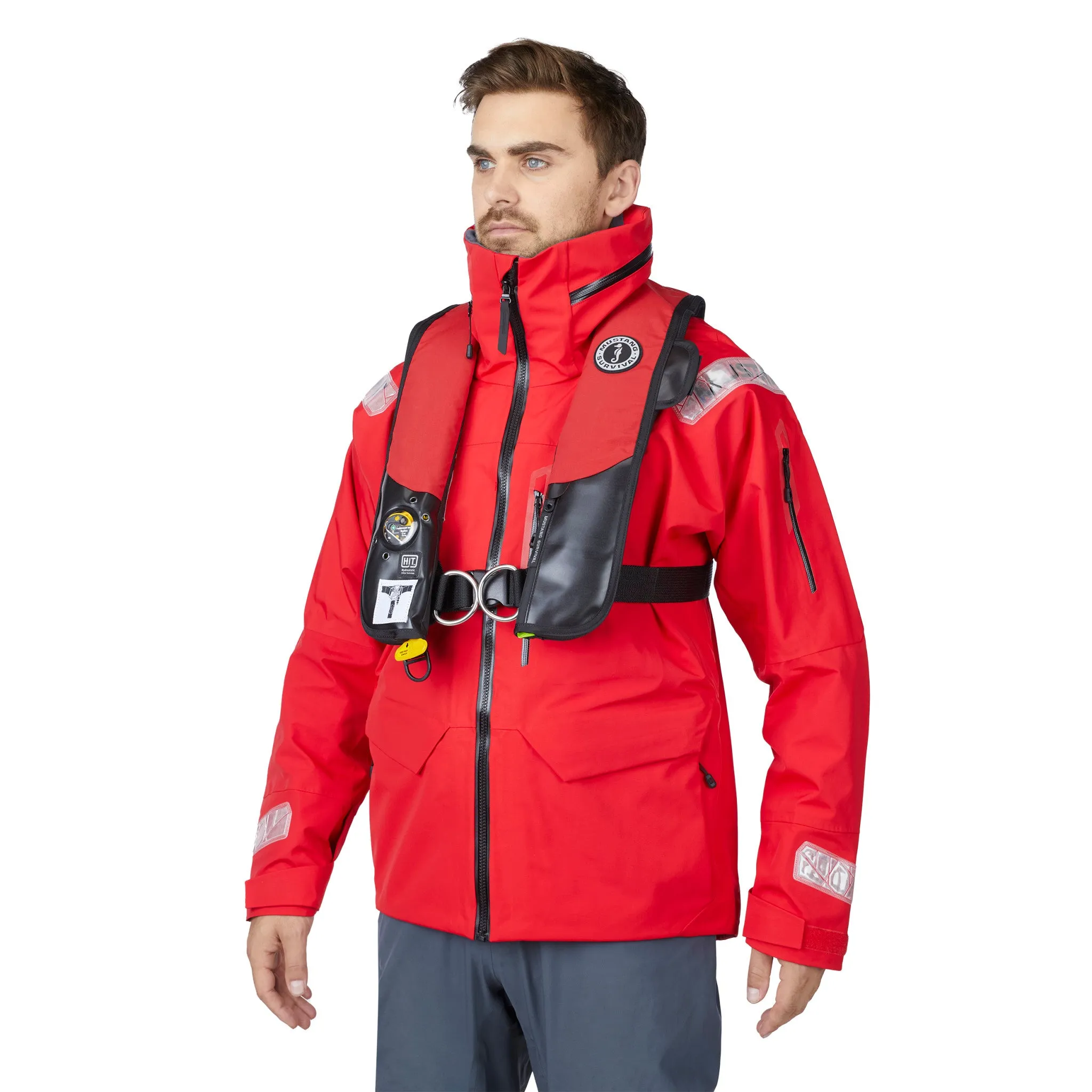 HIT Hydrostatic Inflatable PFD with Tether Point