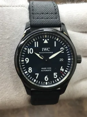 IWC Pilot Mark XVIII Laureus IW324703 Blue Dial Automatic Men's Watch