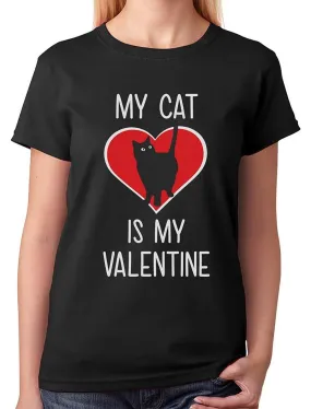 MY CAT IS MY VALENTINE TEE