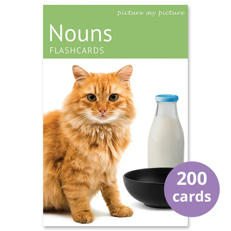 Nouns Flashcards: 200 Nouns Photocards