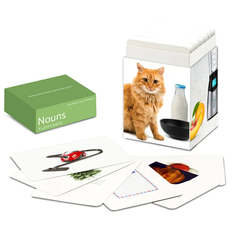 Nouns Flashcards: 200 Nouns Photocards