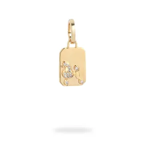 Pavé Diamond Poodle Hinged Charm