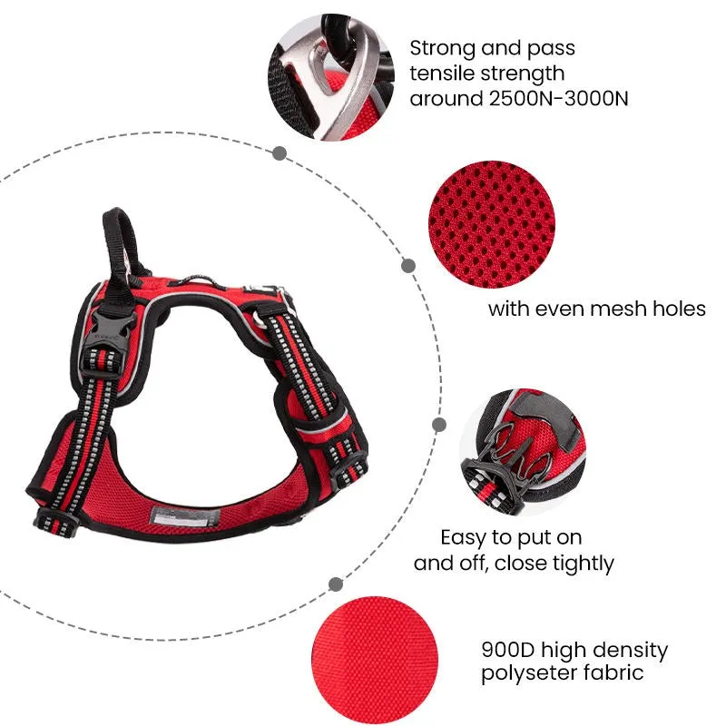 Premium Design Leashes Pet Harness Reflective Training Tactical Leashes | 56512