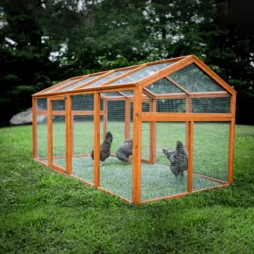 "The Hen Pen" Modular Chicken Run w/ Cover, 8' x 4', Rat-Proof