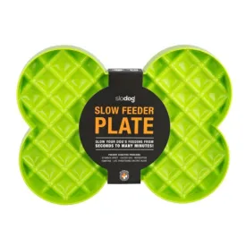 SloDog Green Slow Feeder Plate