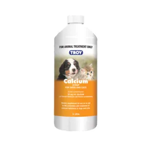 Troy Calcium Syrup: Essential Nutrition for Growing and Nursing Pets