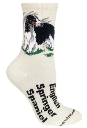 Wheel House 2014 Designer English Springer Spaniel Dog Sock