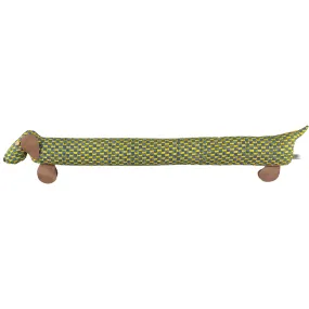 Yellow Dog Draught Excluder With Lavender